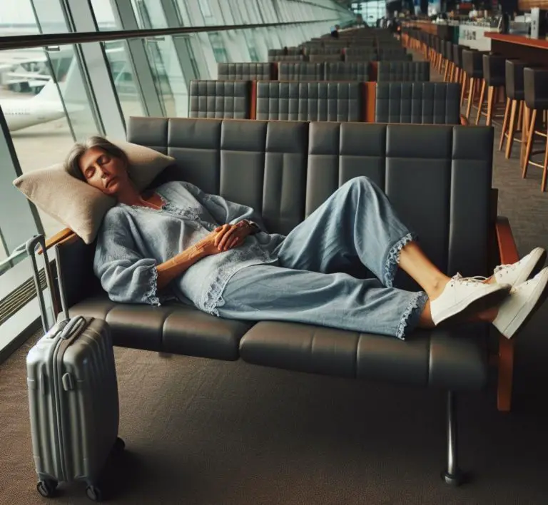 Can I sleep in airport lounge?
